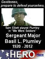Plumley fought in some of the bloodiest battles in three wars, including Normandy, Operation Market Garden, in Korea, and at Ia Drang Valley in Vietnam .